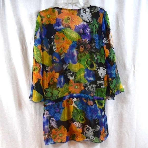 Brandy Jones colorful bathing suit cover - Picture 2 of 3